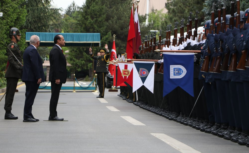 Milli Savunma Bakanı Güler, Katarlı mevkidaşı Al Sani ile bir araya geldi