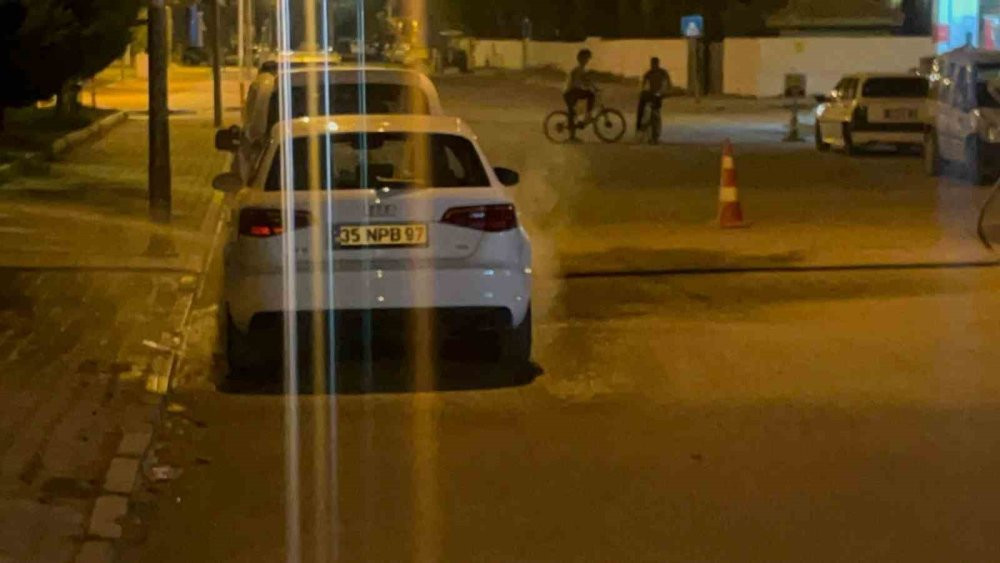 Park yerinde alevler yükseldi! Korku dolu anlar yaşandı