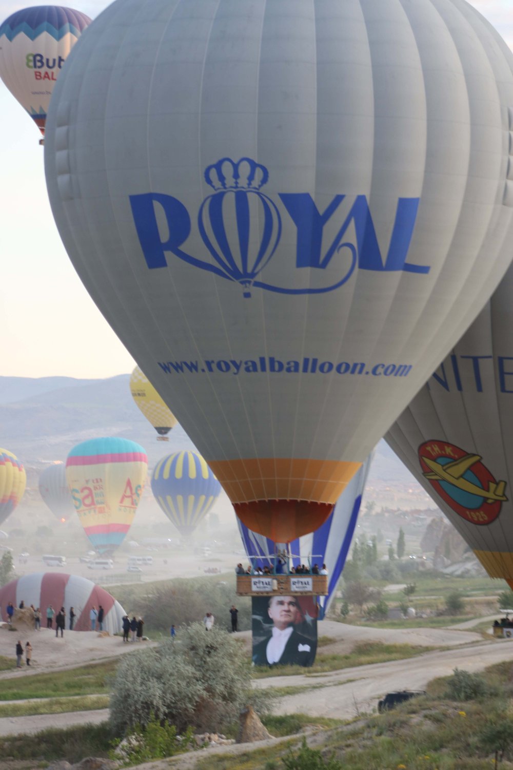 Kapadokya'da 19 Mayıs coşkusu! Sıcak hava balonları gökyüzüne süzüldü