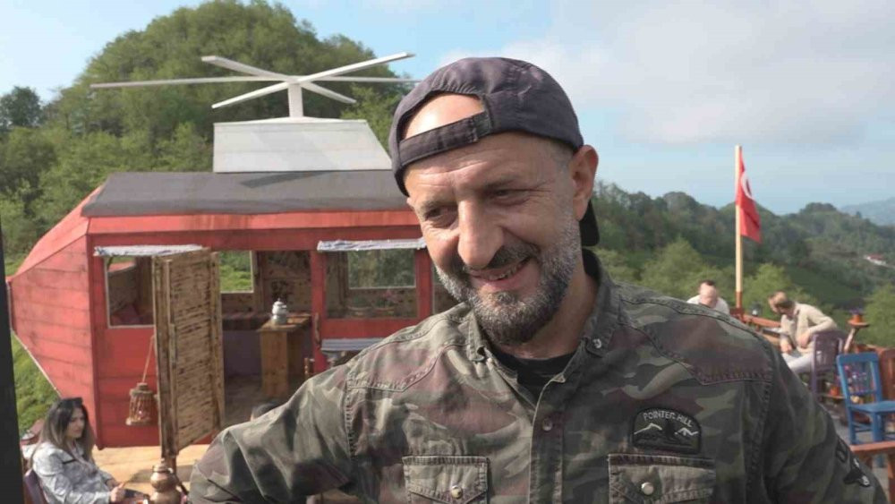 Rizeliye 'imkansız' de otur izle: ‘Lazkopter’ sosyal medyanın ilgi odağı oldu