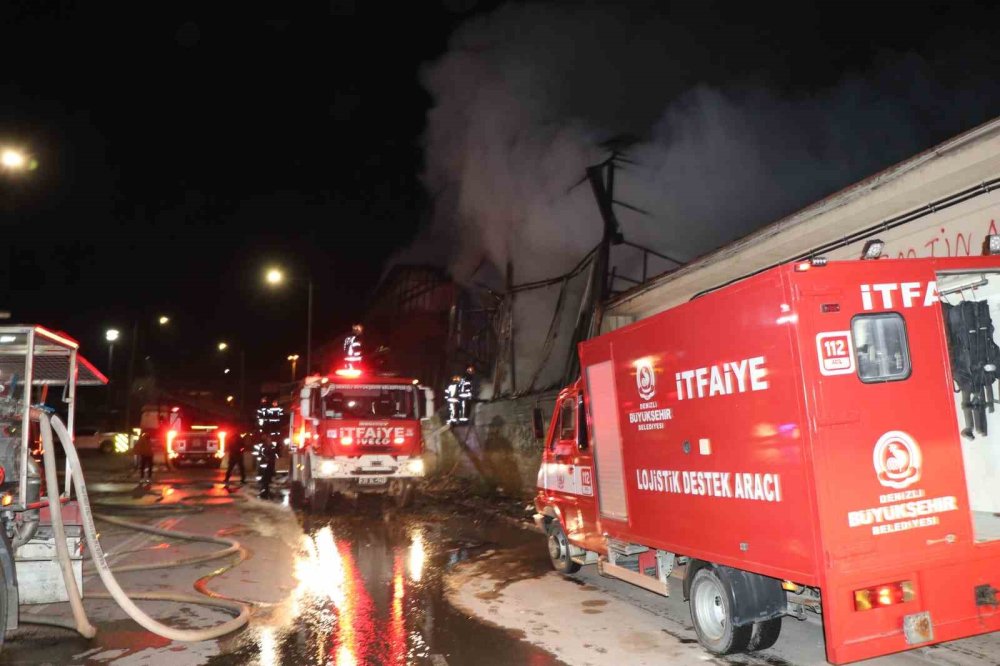 Denizli’de kundaklama görüntüleri şoke etti