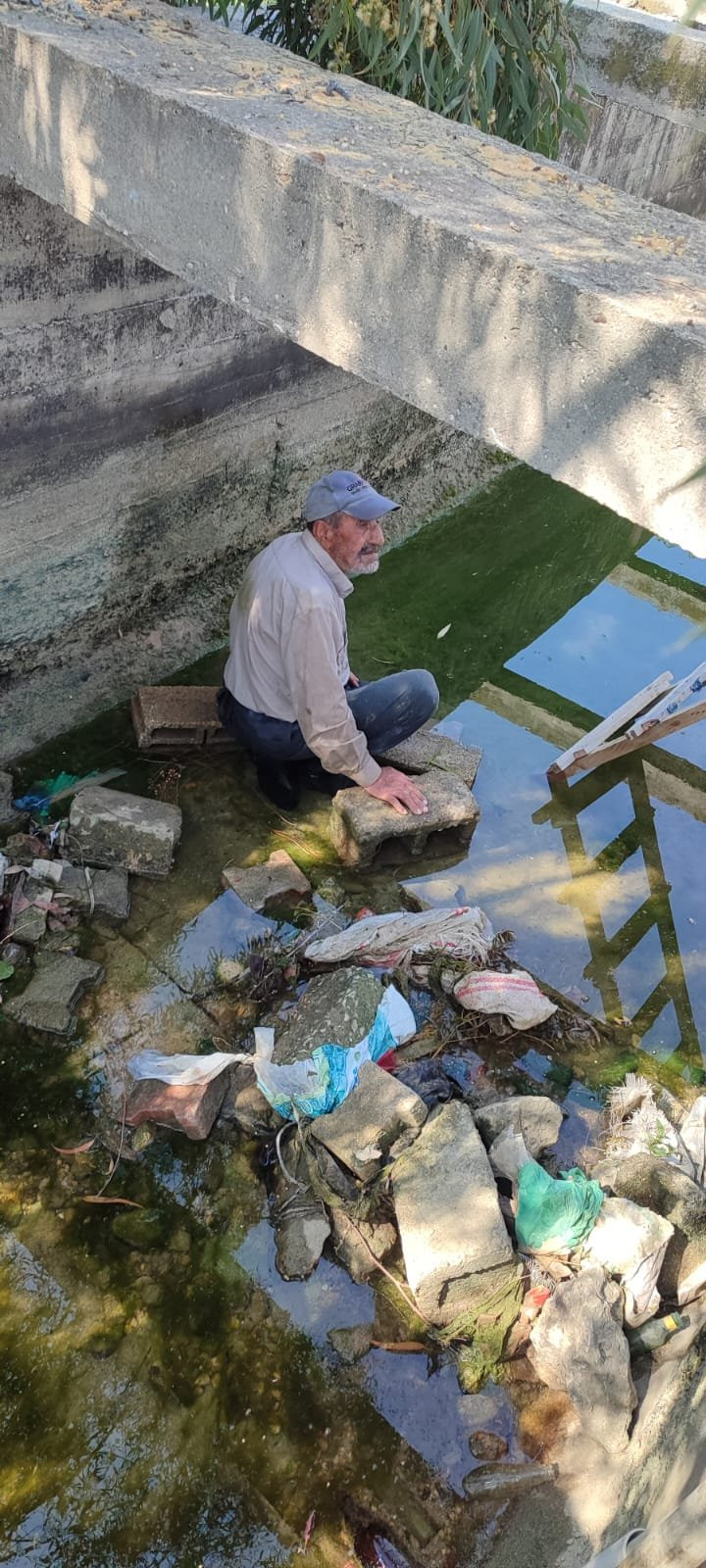 Mersin’de yaşlı adamın kanal macerası