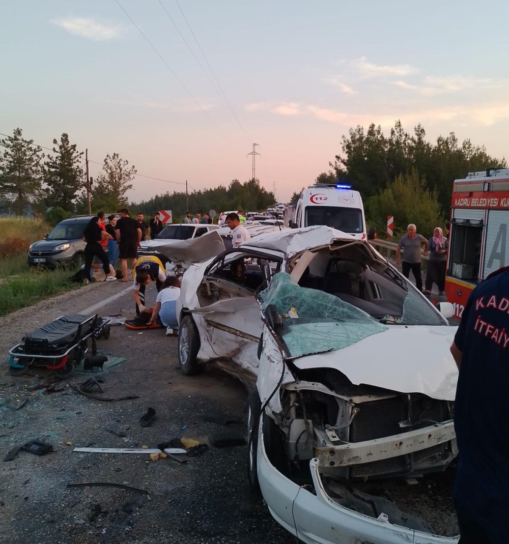 Osmaniye'de otoyolda ölümle biten çarpışma