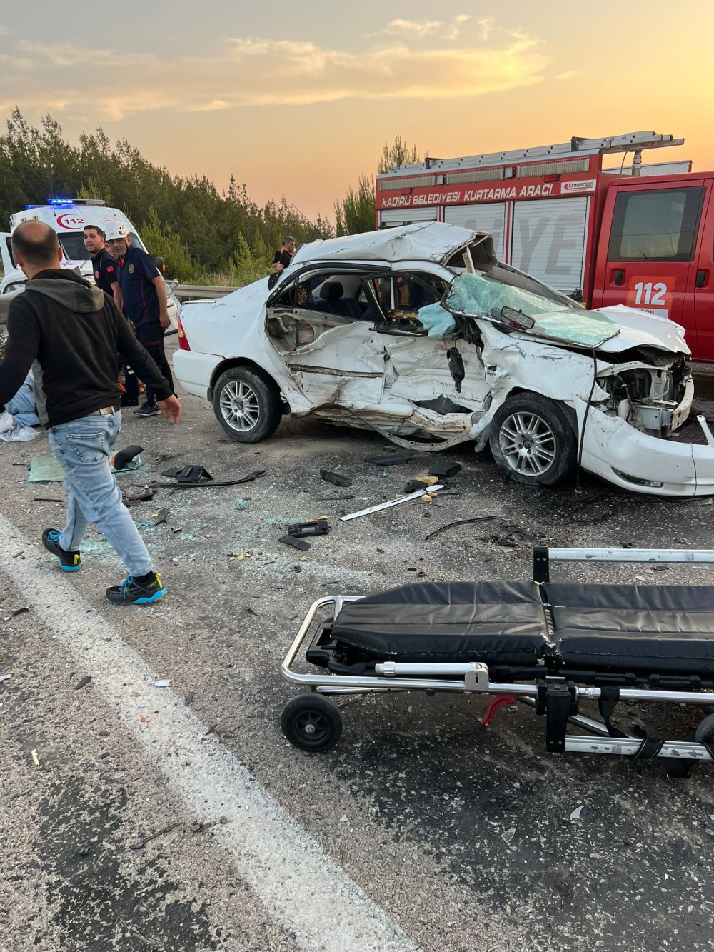 Osmaniye'de otoyolda ölümle biten çarpışma