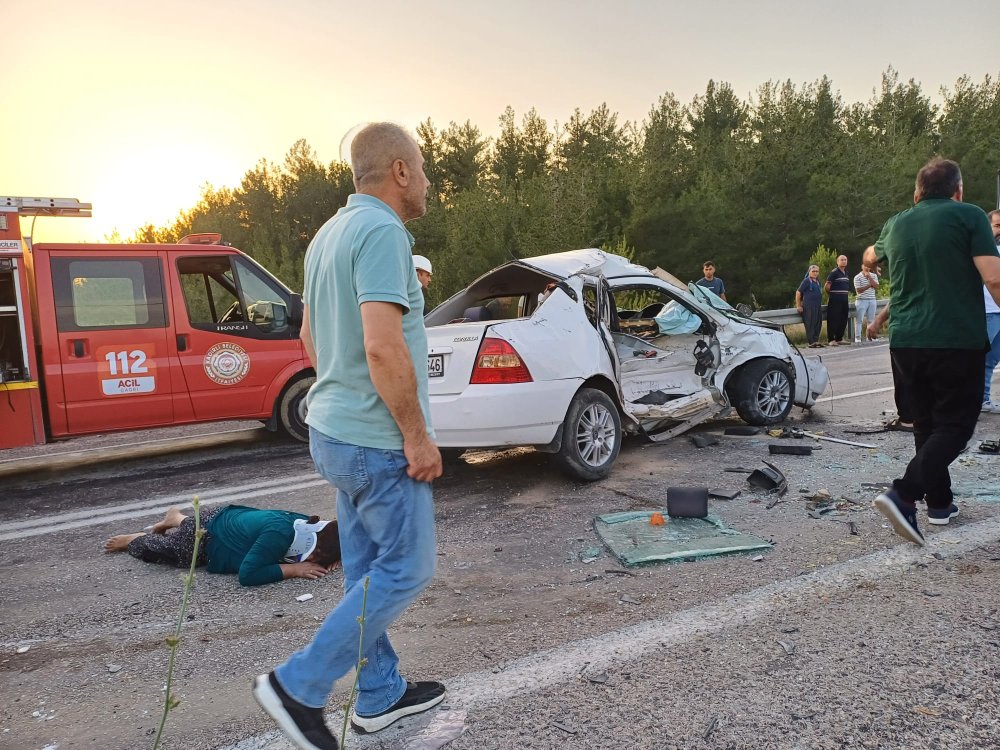 Osmaniye'de otoyolda ölümle biten çarpışma