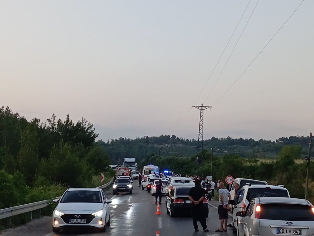 Osmaniye'de otoyolda ölümle biten çarpışma