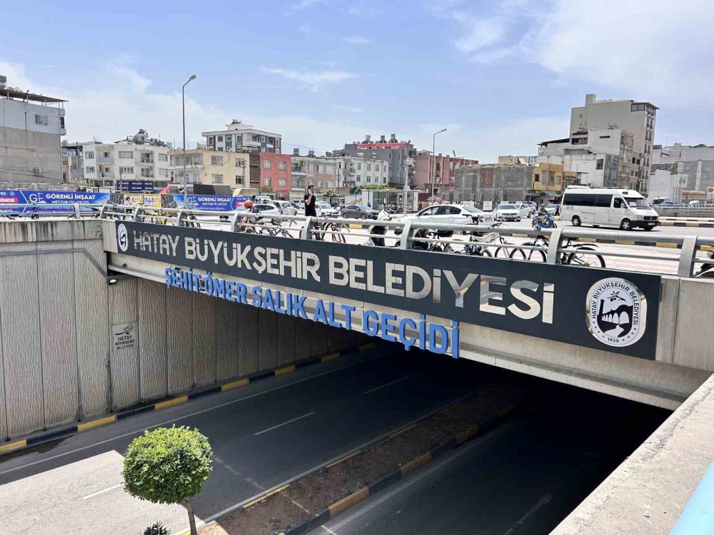 Hatay'da kaybolan 'T' harflerinin sırrı çözülmüştü! İşte tabelanın son hali