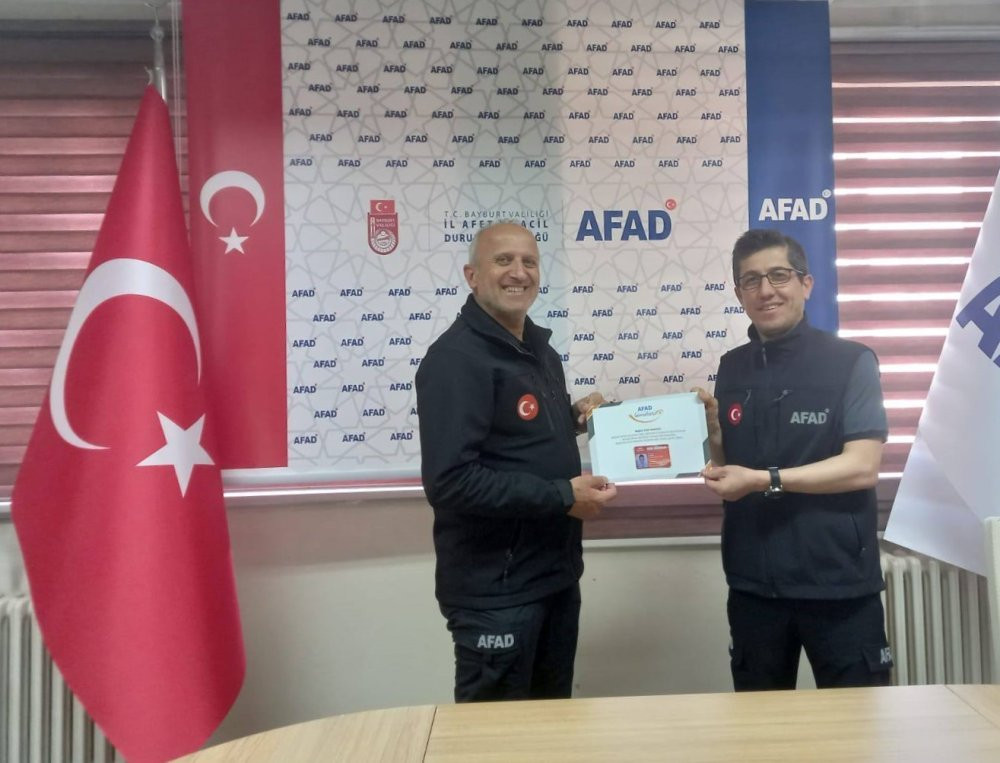 AFAD gönüllüleri eğitimlerini tamamladı