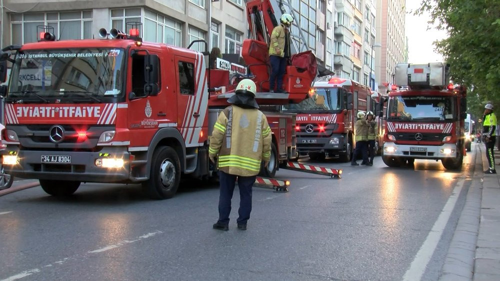 Şişli’de restoranda korkutan yangın!