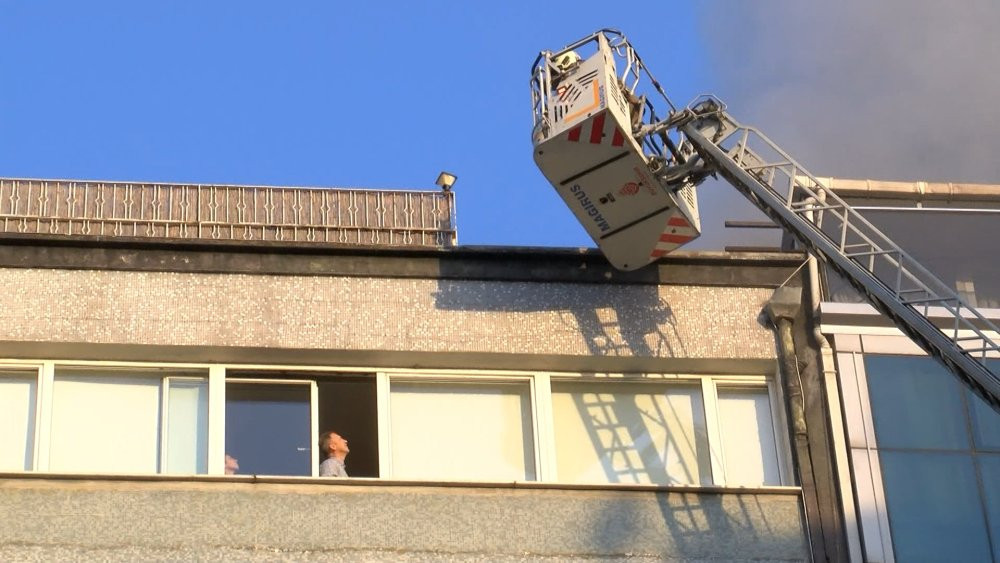 Şişli’de restoranda korkutan yangın!