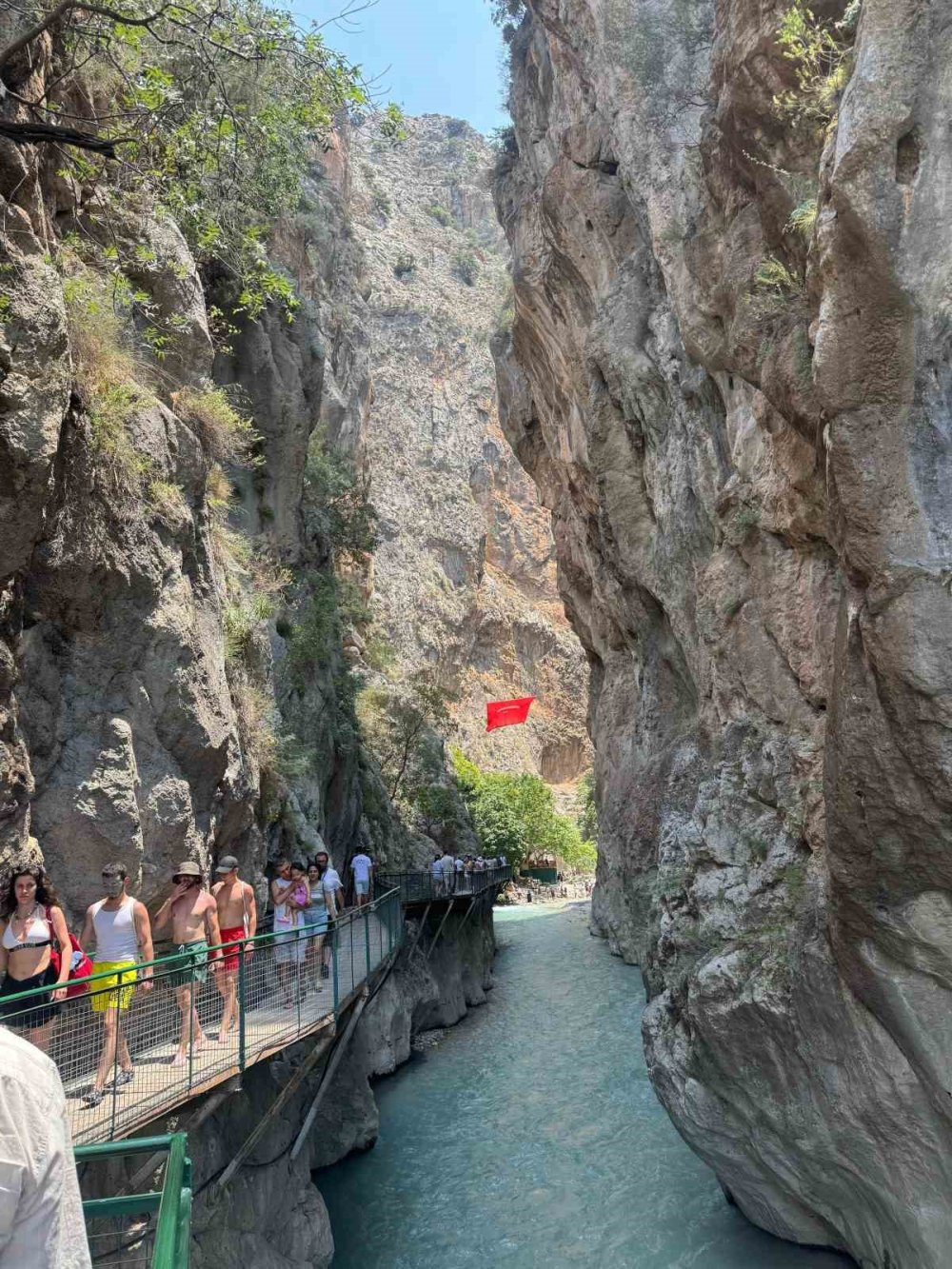 Muğla'nın Saklıkent Kanyonu’nda bayram yoğunluğu