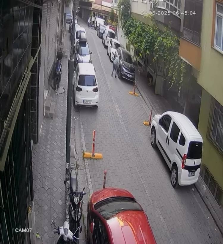 Lastik patlatan şüpheli yakalandı