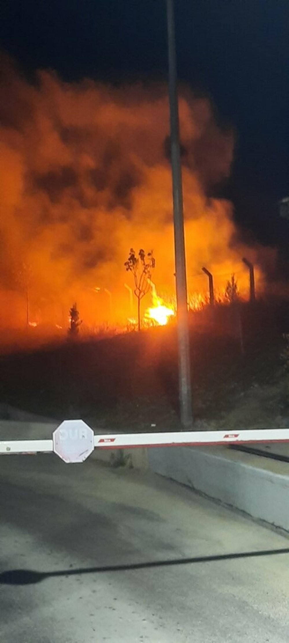 İzmir'de otobüs terminalinde yangın paniği!