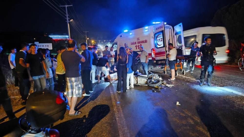 Didim’de feci kaza! “Oğlum” feryadı yürekleri dağladı