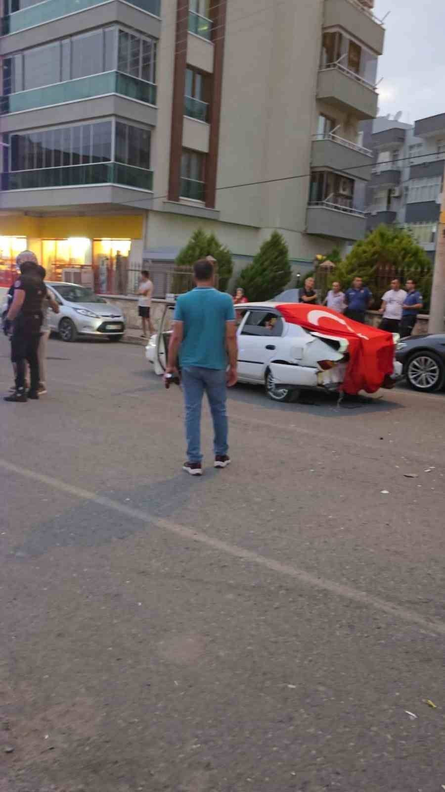 Asker uğurlama töreni kazayla sonuçlandı