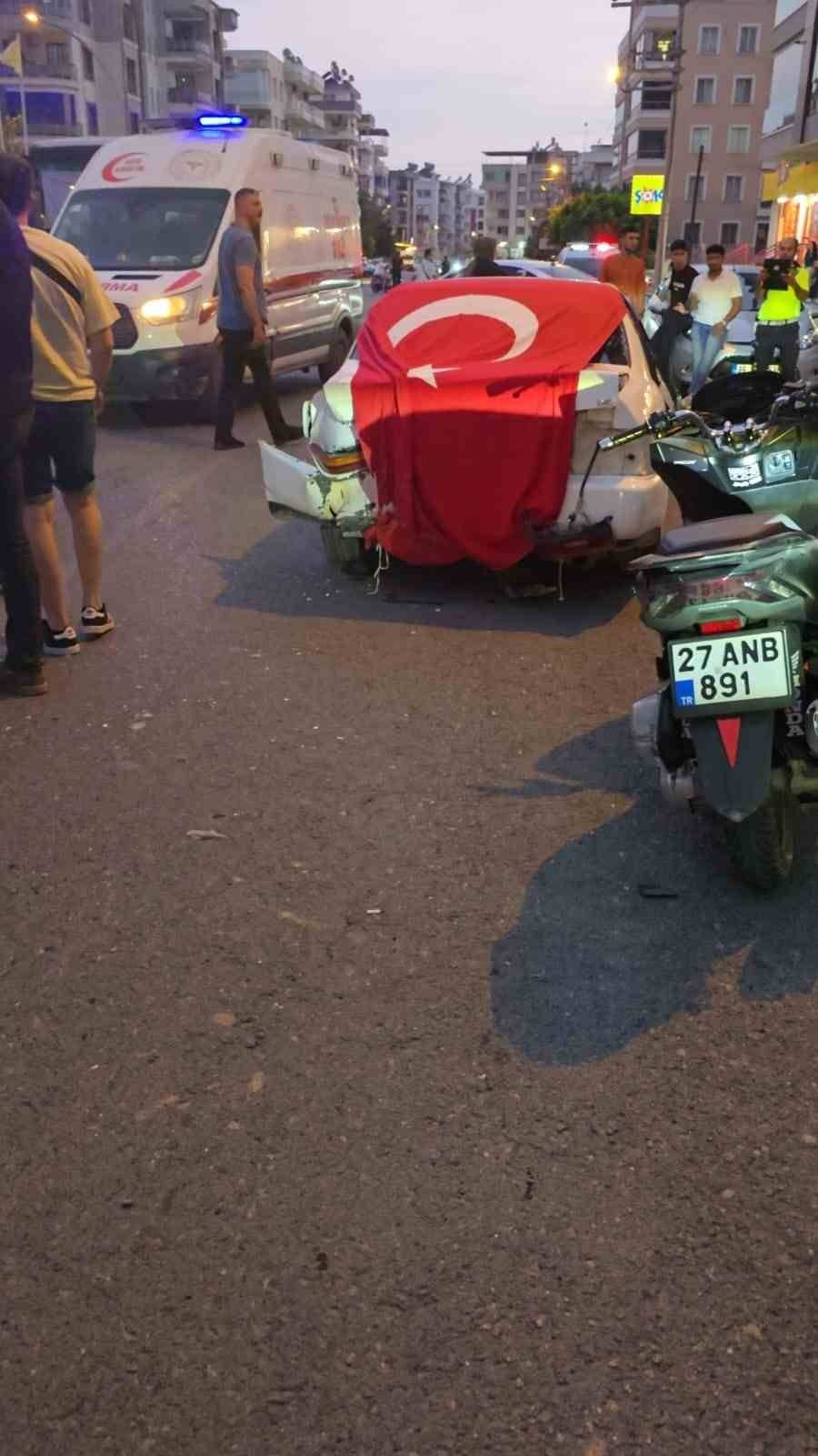 Asker uğurlama töreni kazayla sonuçlandı