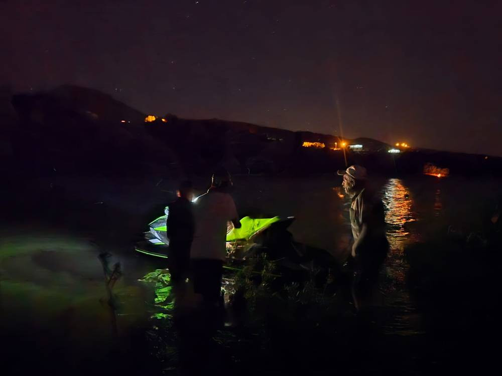 Murat Nehri’nde heyecan dolu operasyon! Jet Skisi hayat kurtardı!