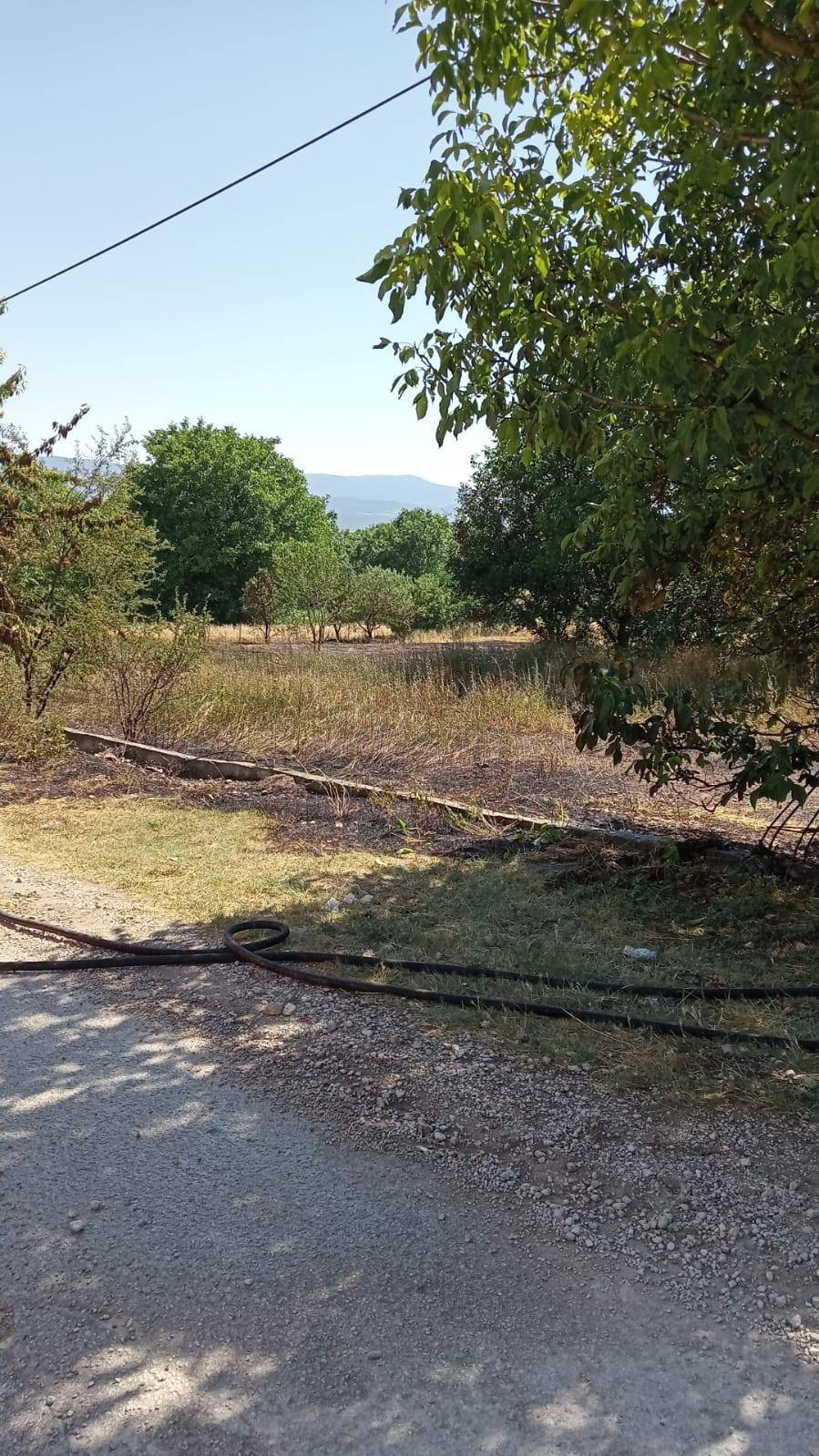 Bolu’da anız yangını! Yükselen dumanlar korkuttu... Yerleşim yerine çok yakın