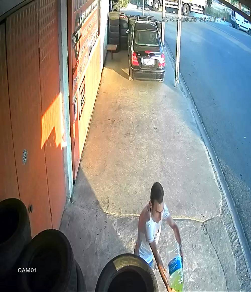 Kırklareli’de şok olay! Lastikler ateşe verdi