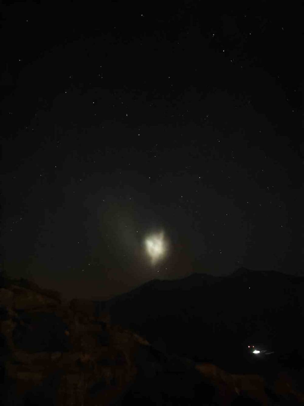 Artvin semalarında gizemli ışık! Gece saatlerinde görüldü... Uzmanlar harekete geçti