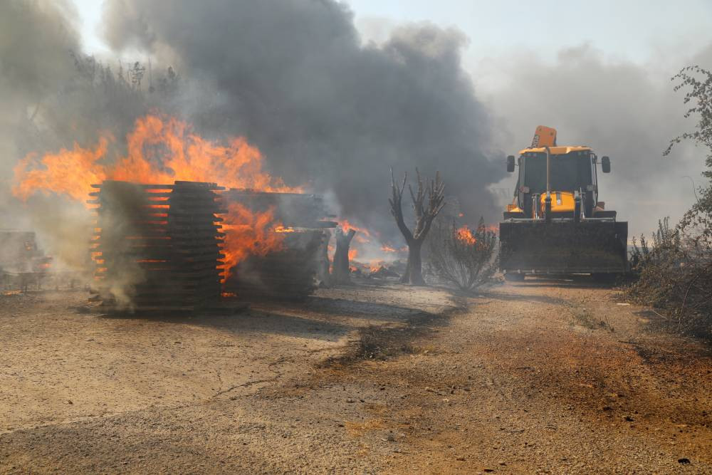 Antalya’da yangın kabusu! Fabrika alevler içinde