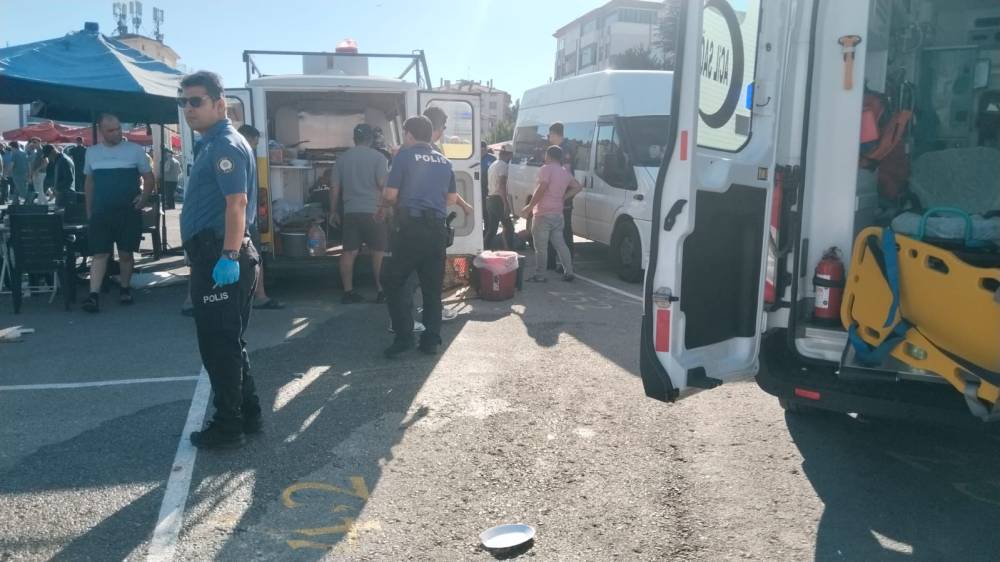 Pazar yerinde dehşet! 9 yaralı