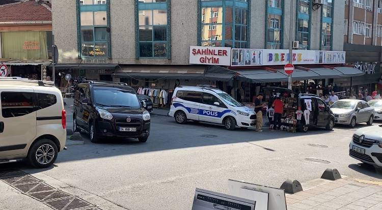 Kasklı saldırgan vurdu kaçtı