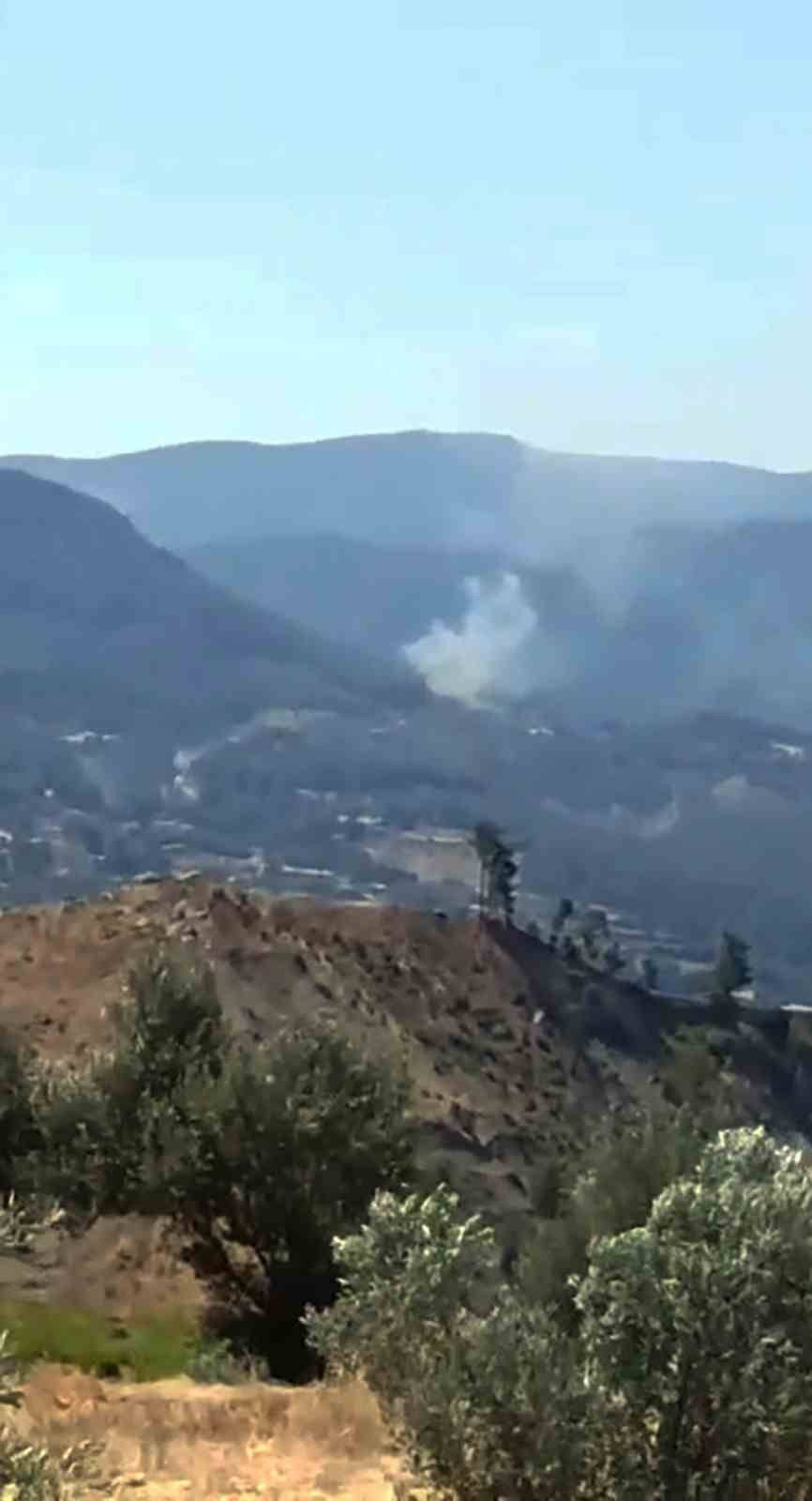 Menteşe Fadıl mahallesinde orman yangını