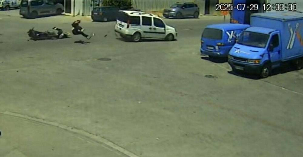 Kasksız sürücünün sonu!  Aydın'da korkunç kaza