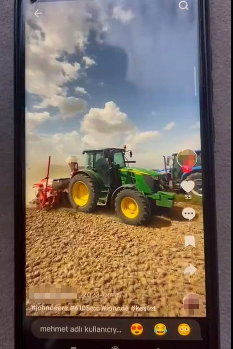 Çalınan traktör videoyla ortaya çıktı! Hırsızlık olayı ip yumağı gibi çözülmeye başladı