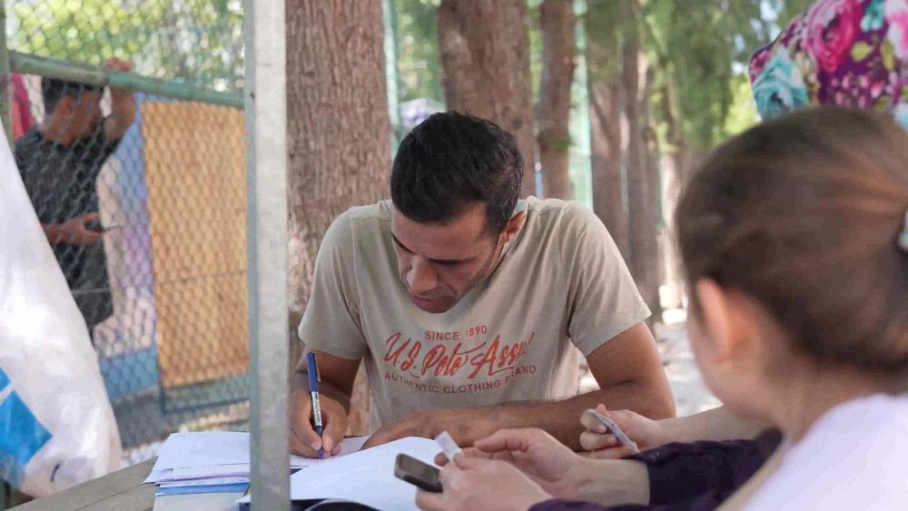 Manisa’da çocuklar, böyle serinliyor