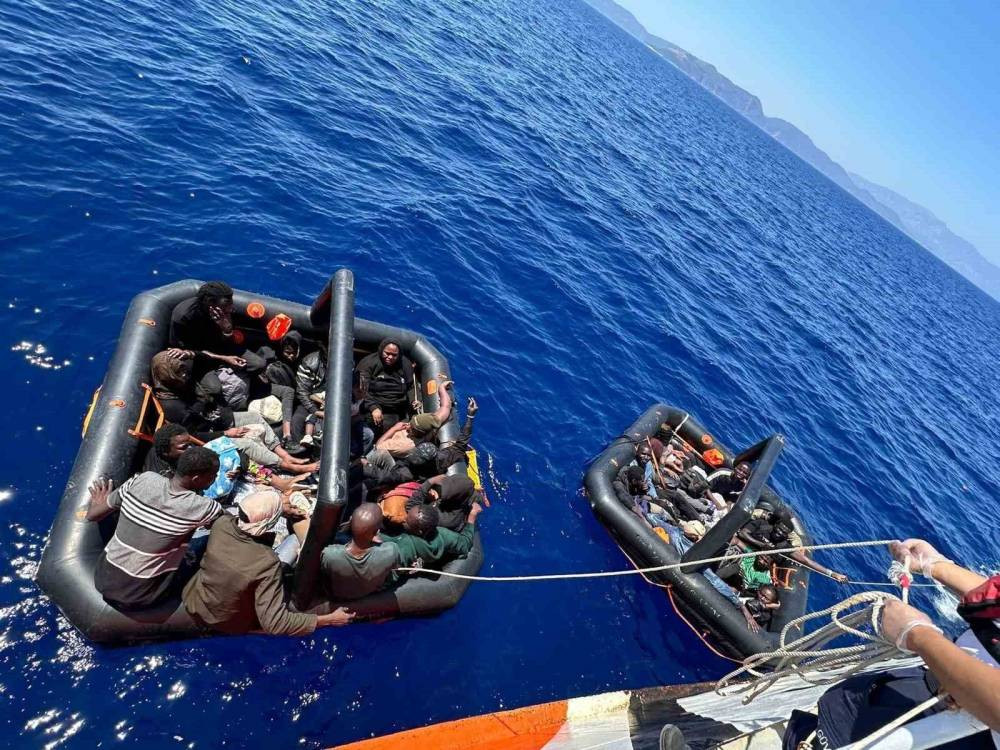 147 kaçak göçmen kurtarıldı!