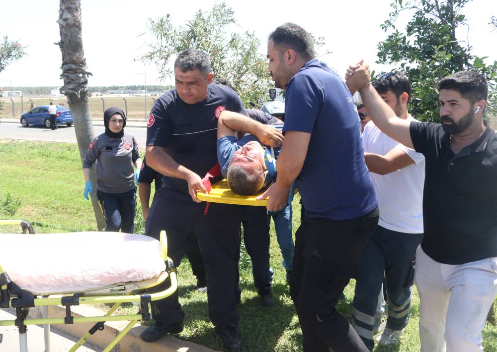 Zincirleme kaza! Polis aracı hurdaya döndü