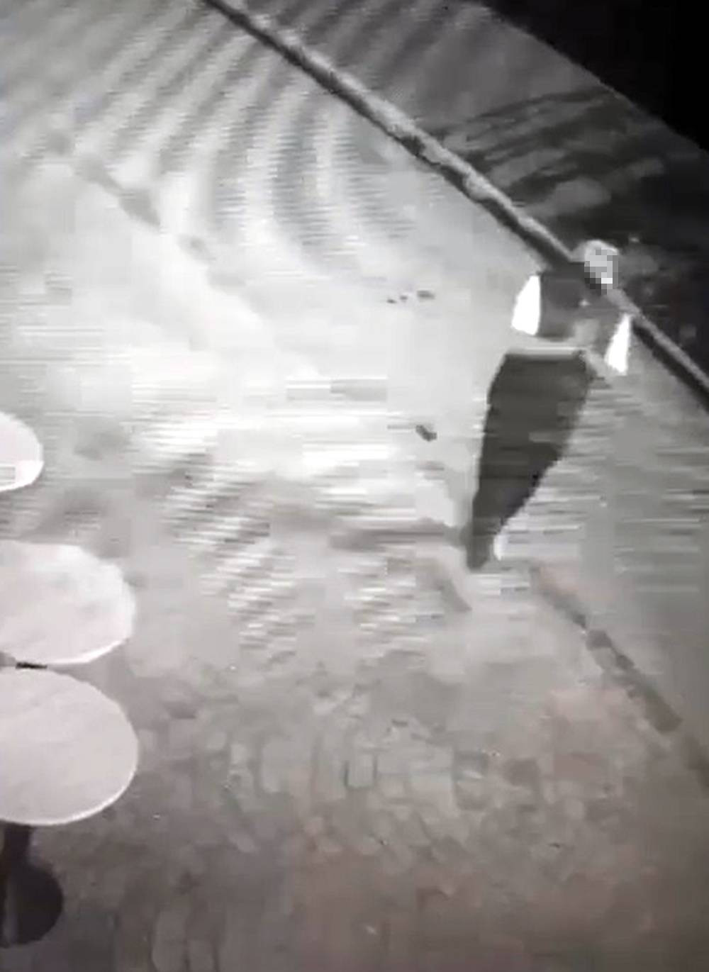 Masaları devirdi, topladı! Kalktı kameraya dönüp özür diledi