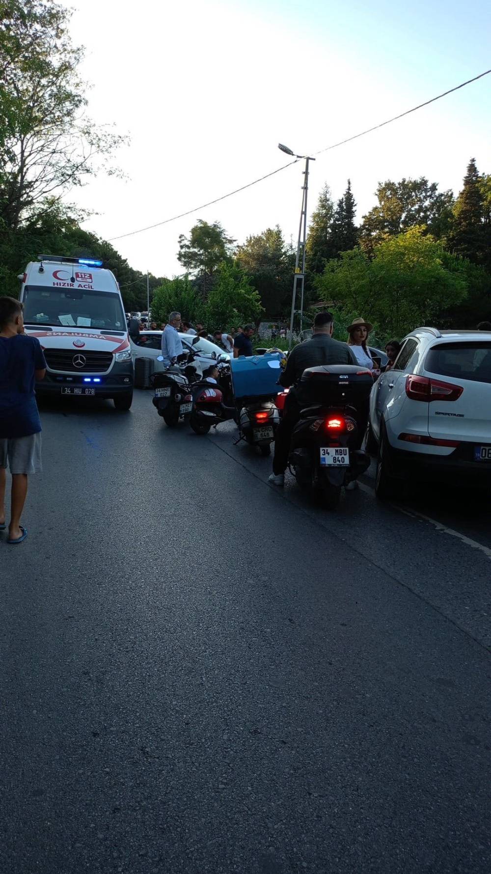 Sarıyer’de hatalı sollama can aldı! 2 aylık bebek öldü: 3 yaralı