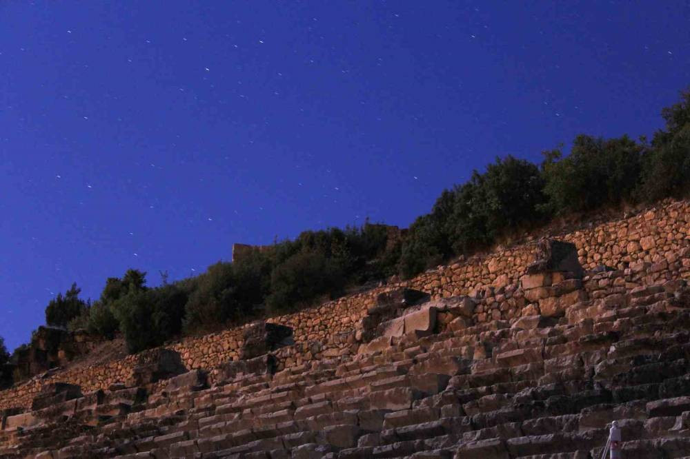 Gladyatörler şehri Kibyra’da görsel şölen: Perseid meteor yağmuru büyüledi!
