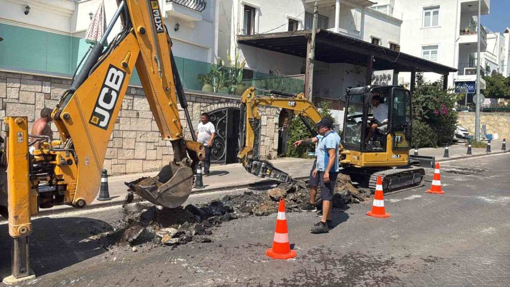 Bodrum’da patlayan boru esnafı vurdu