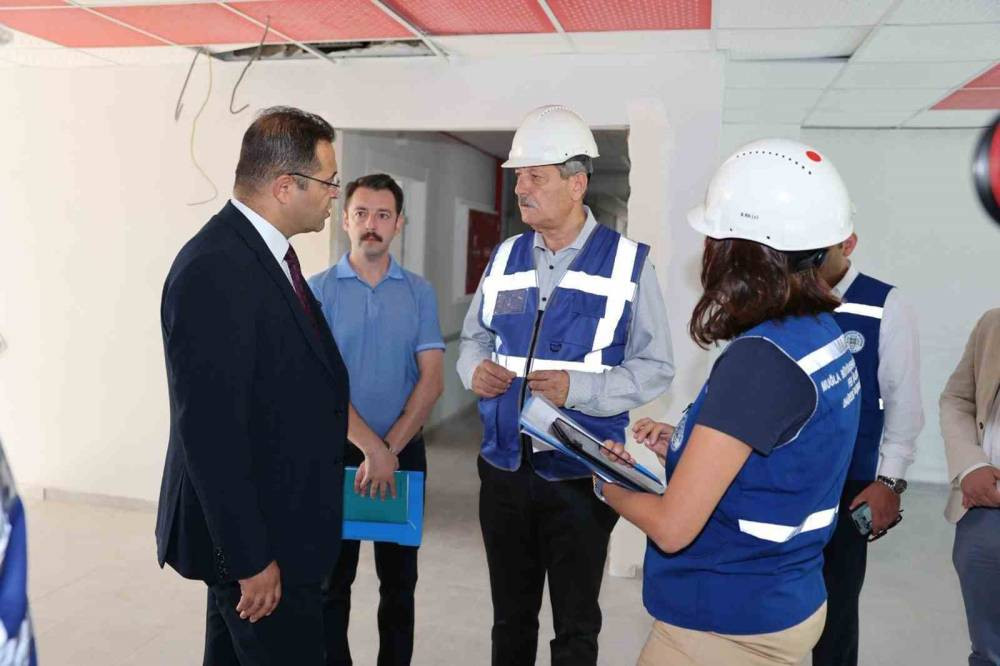 Menteşe’de devam eden yatırımlara yerinde inceleme