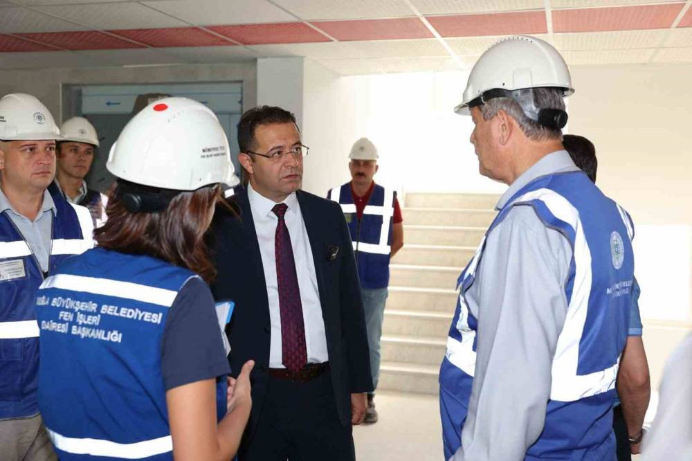 Menteşe’de devam eden yatırımlara yerinde inceleme