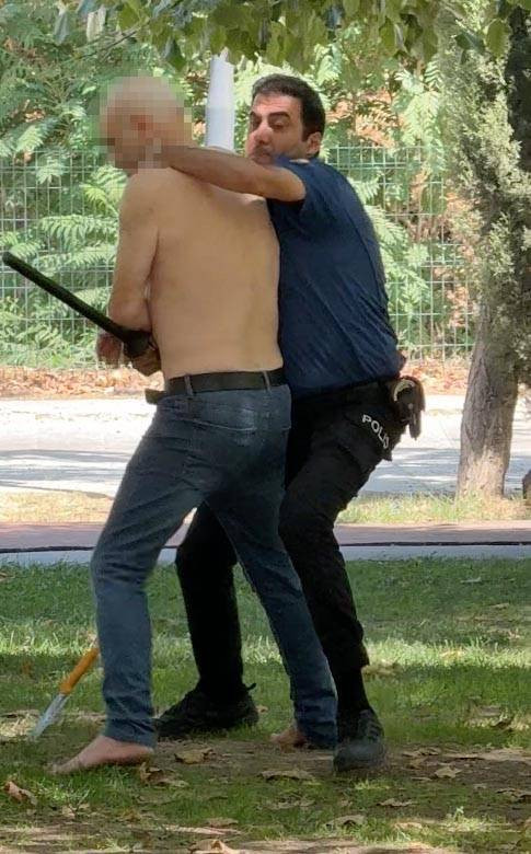 Esnafa bıçakla saldırınca darbedildi, götürüldüğü hastaneden kaçıp, intihara kalkıştı