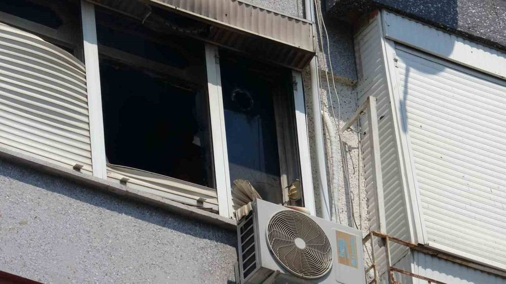 Antalya'da klima yangın çıkardı