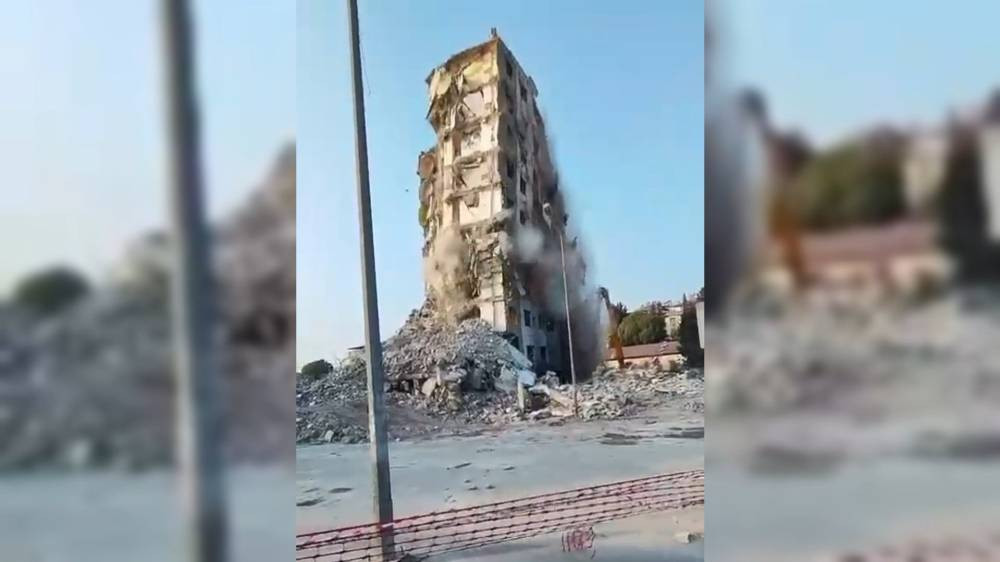 Osmaniye’de yıkım anı! Toz bulutları arasında kurtuluş