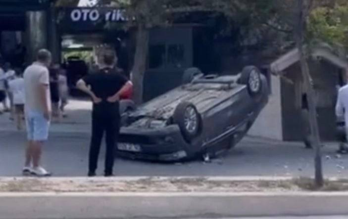 İstanbul’da kaza paniği! Yaya saniyelerle kurtuldu