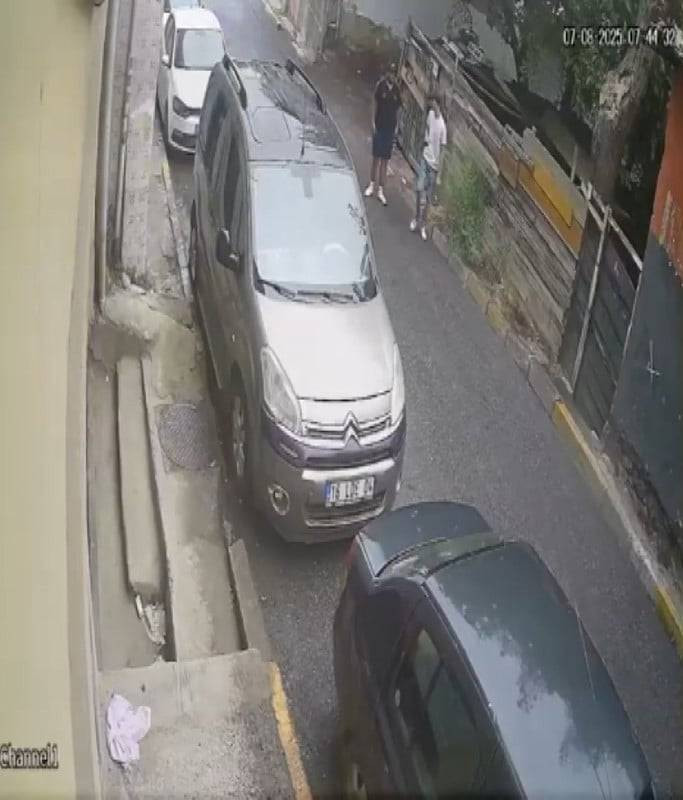 Eyüpsultan’da kan donduran olay! Kamera görüntüleri ortaya çıktı