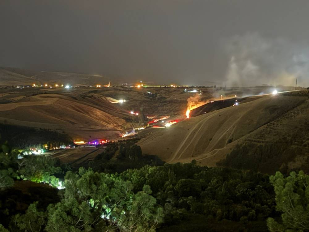 Gölbaşı’nda yangın! Şüpheli yakalandı