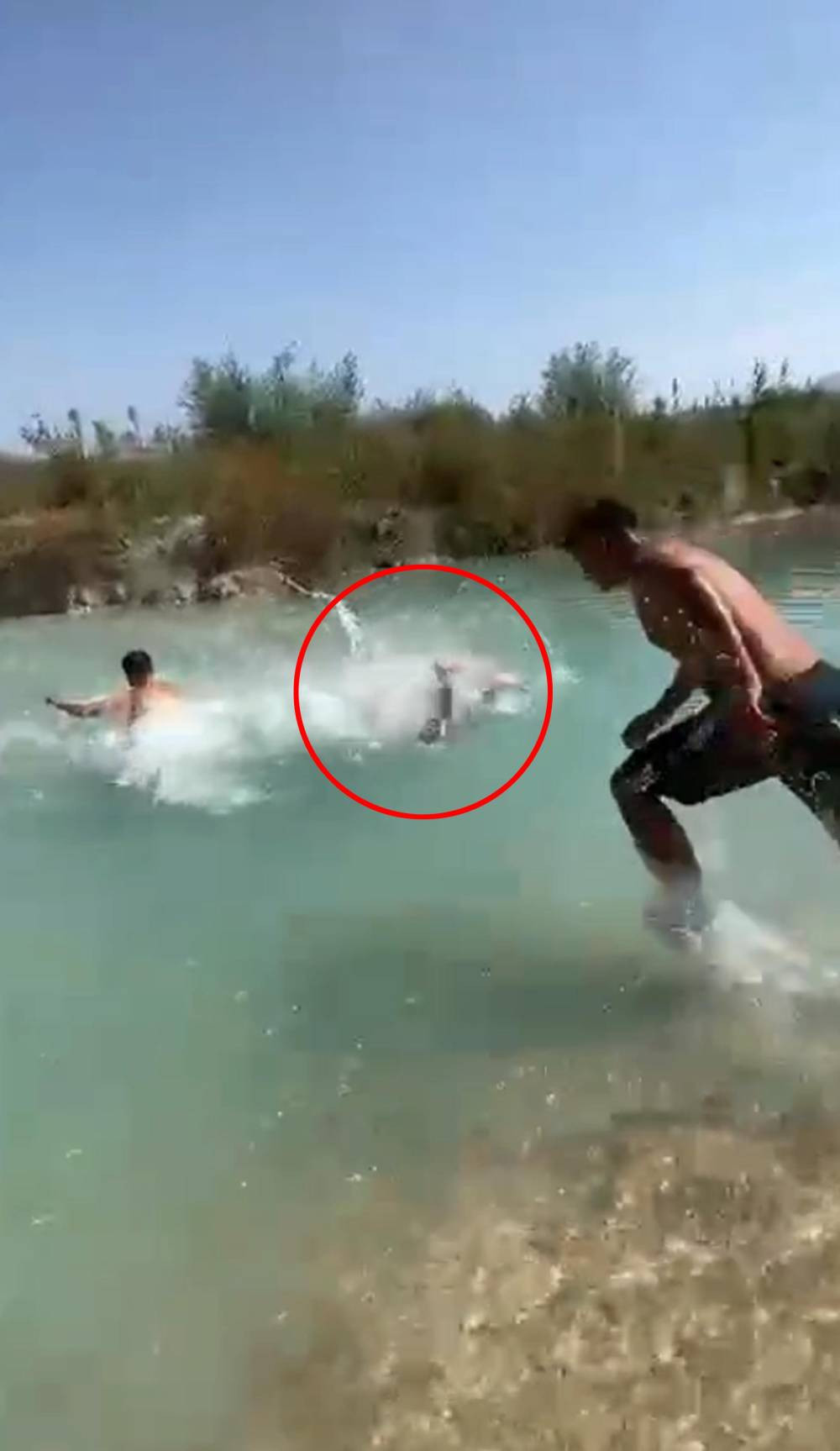 Atlayışın bedeli ağır oldu! Görüntüler şok etti