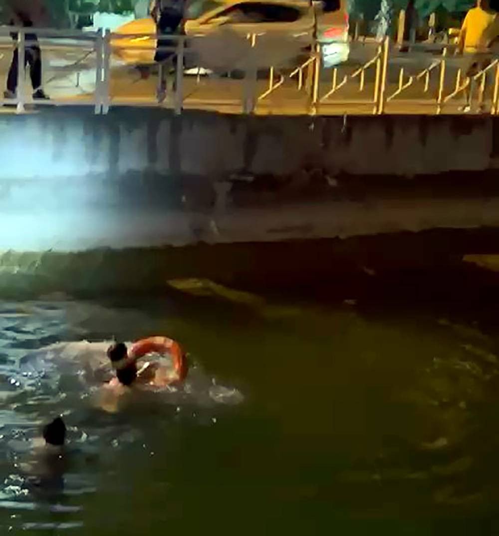 Polisten kaçarken canından oluyordu! Ölümle burun buruna geldi! Sulama kanalında nefes kesen kurtarma