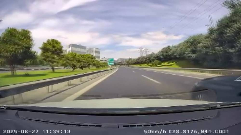 Basın Ekspres’te şok görüntüler! Sürücü çıldırdı