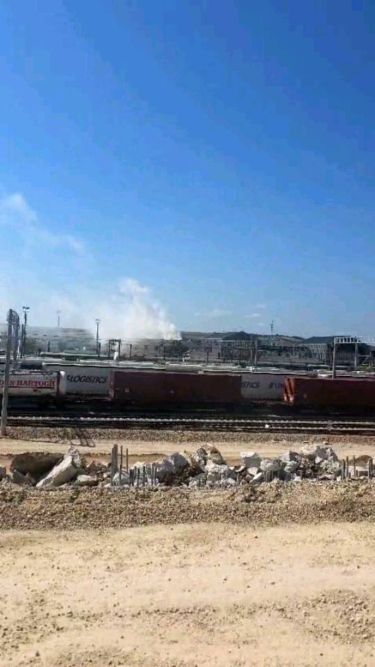 Hızlı tren garında yangın! Kapıkule’de korku dolu anlar