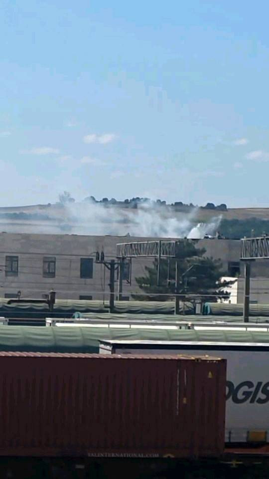Hızlı tren garında yangın! Kapıkule’de korku dolu anlar
